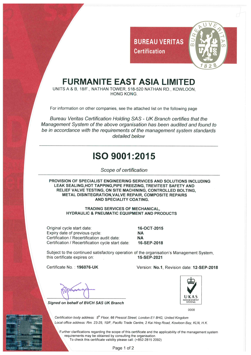 ISO Cert - ISO 9001 ISO Cert - ISO 9001